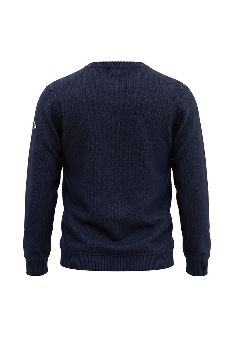 Roy Roger's Maglioncino Blu Bambino Girocollo Primaverile In Cotone RG109_