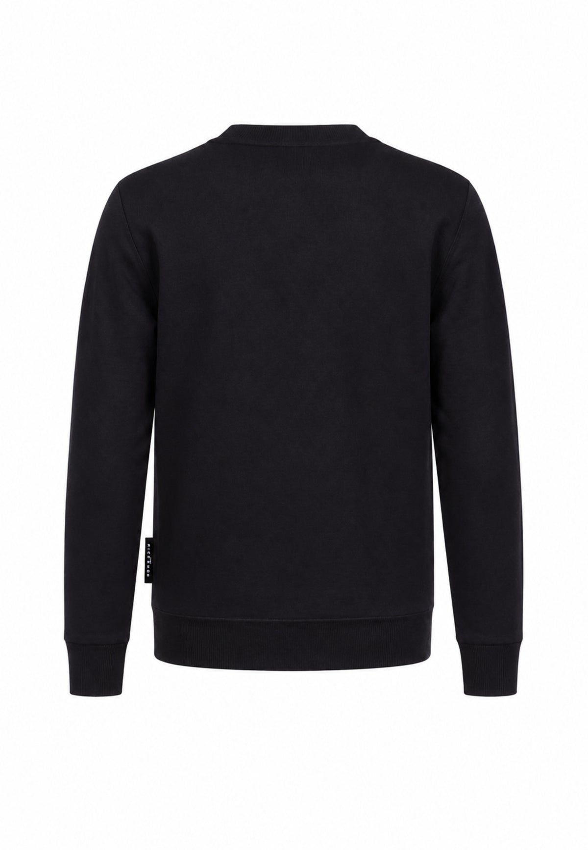 John Richmond maglia nera con logo JR sul petto Bambini e ragazzi rba26168ma.ne_