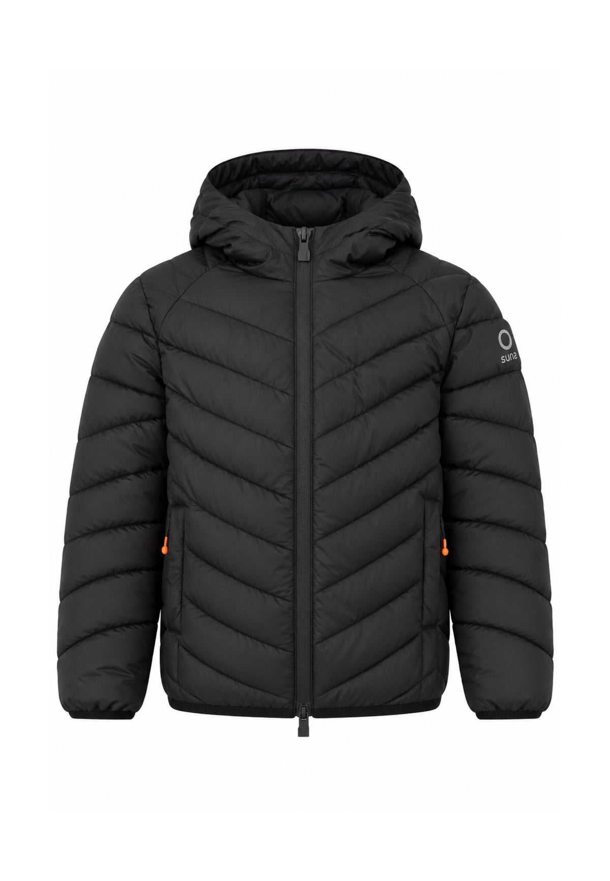 SUNS GIACCA A VENTO nera con cappuccio Bambini e ragazzi GBS7301U.NE_