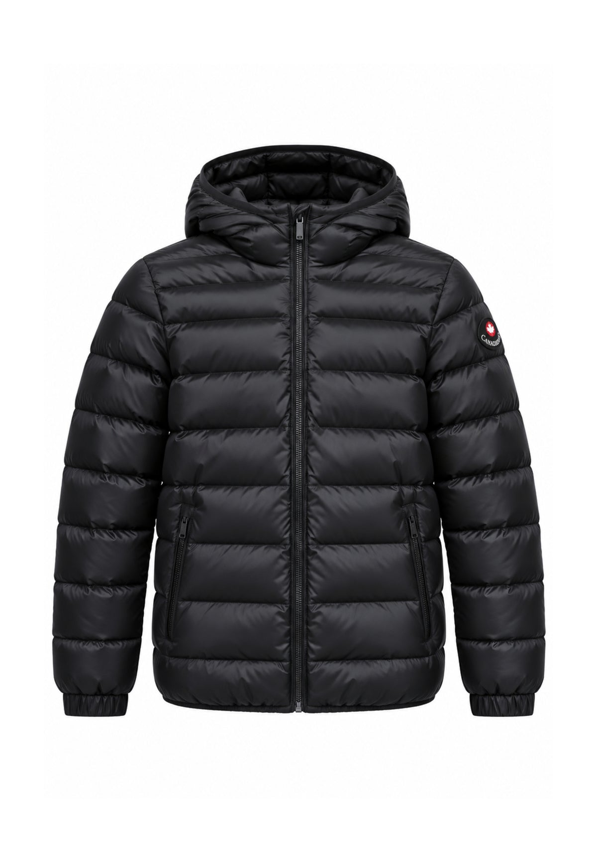 Canadiens Giubbotto nero trapuntato con cappuccio Uomo nordic fly 2.0/m.ne_