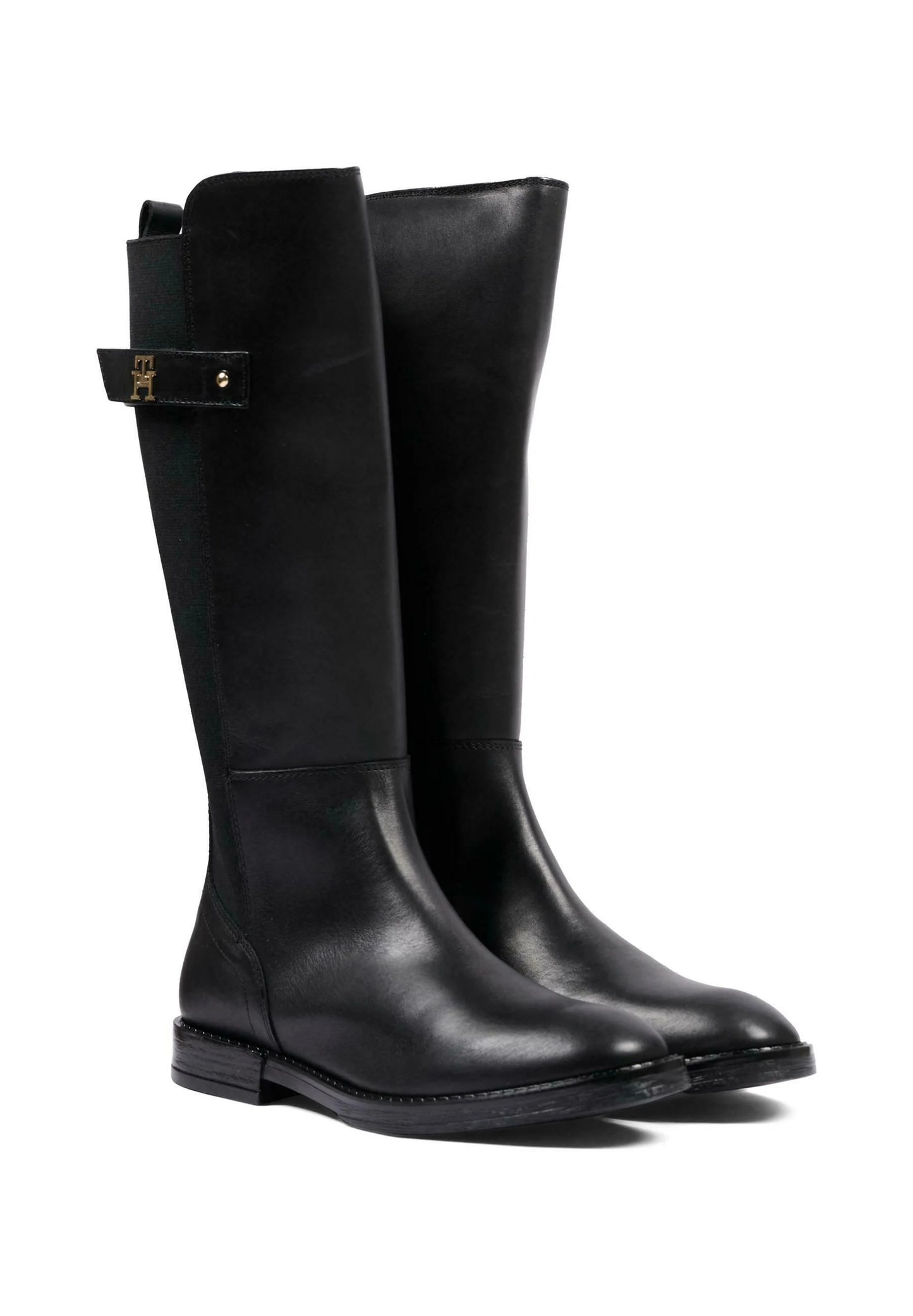 TOMMY HILFIGER STIVALETTO NERO ALTO A META' GAMBA Bambine e ragazze C-T4A6-35185-0036999.NE_