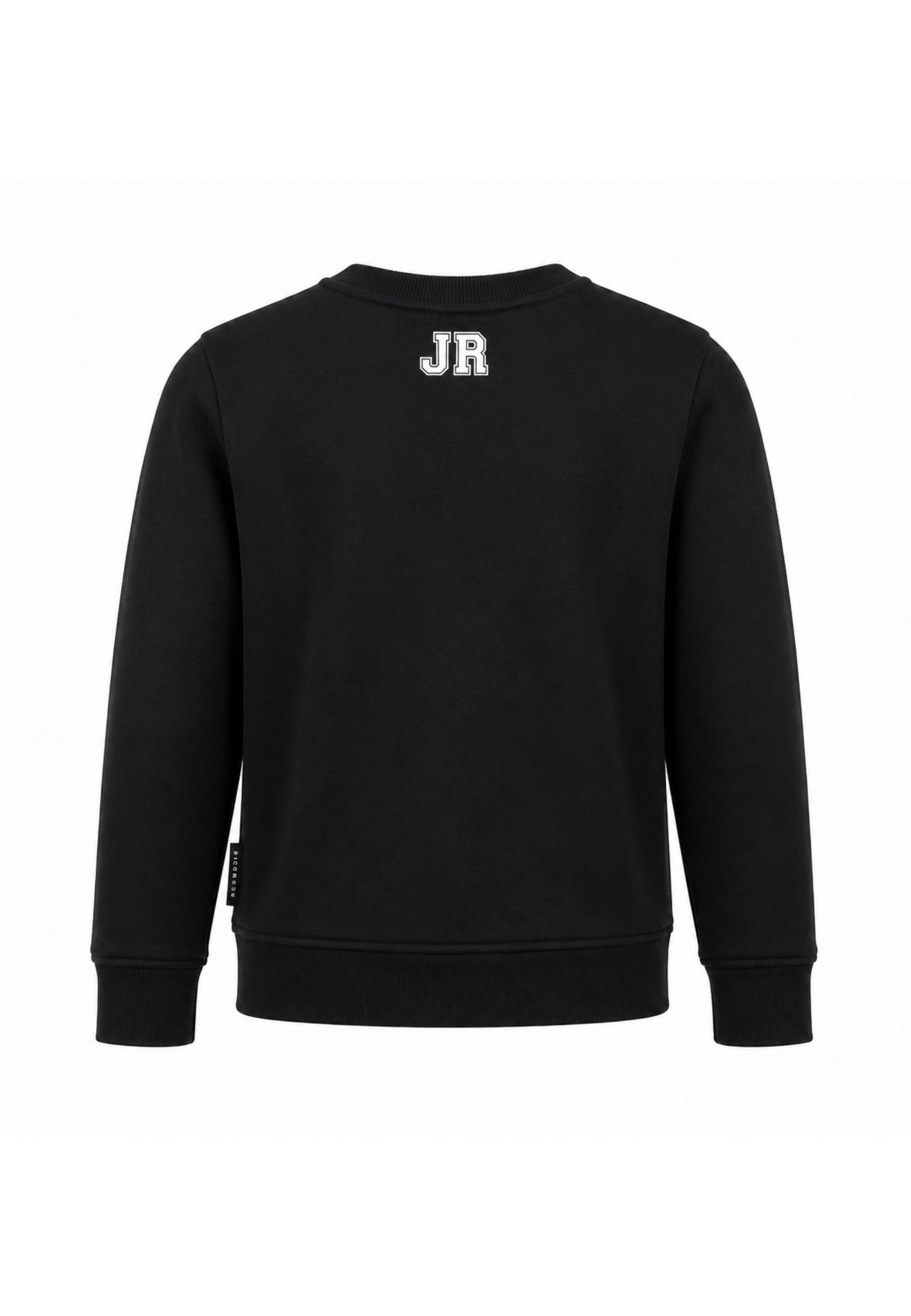 John Richmond felpa nera girocollo CON LOGO COLLEGE Bambini e ragazzi rba26175fe.ne_