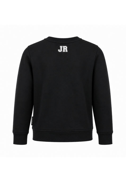 John Richmond felpa nera girocollo CON LOGO COLLEGE Bambini e ragazzi rba26175fe.ne_
