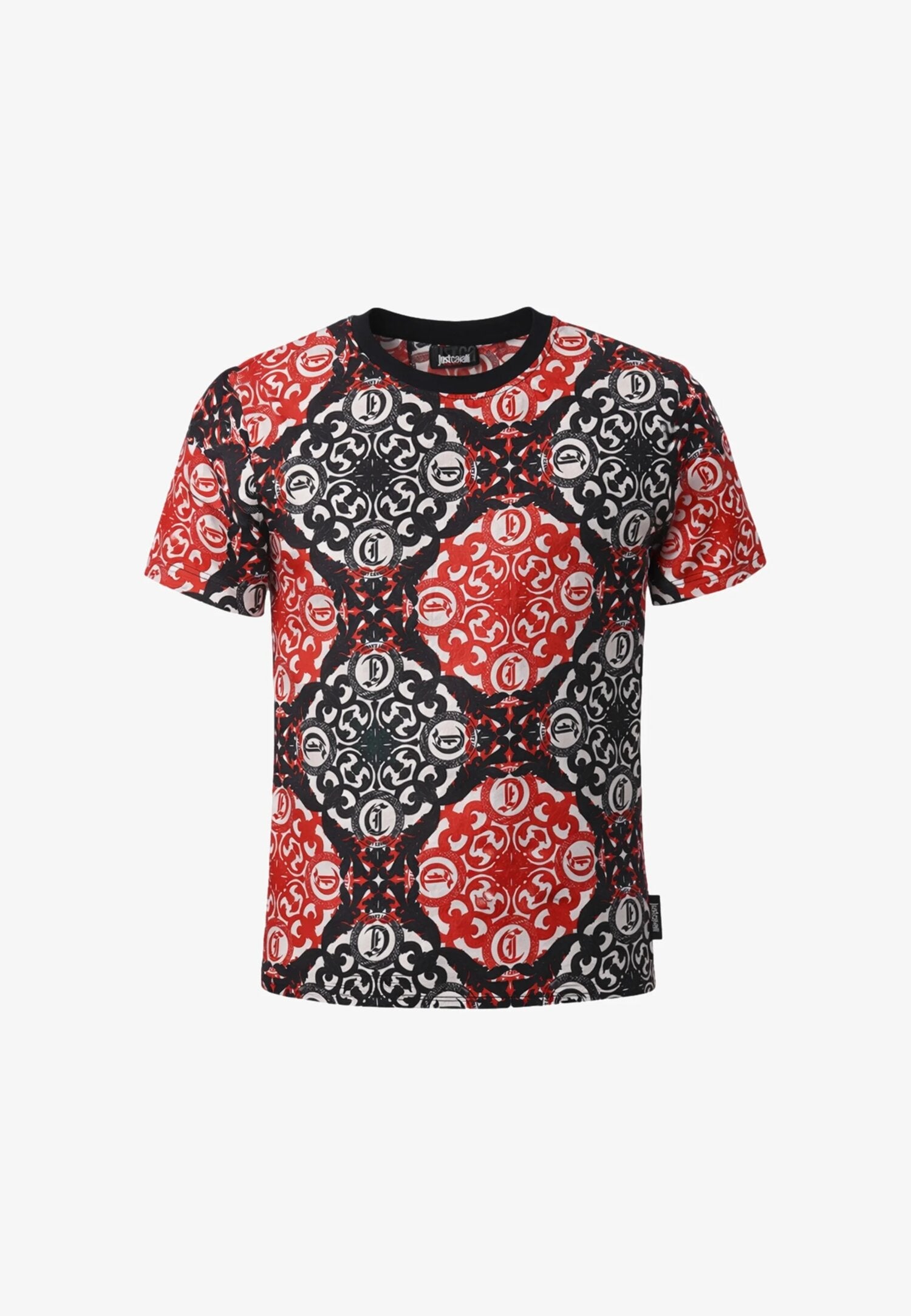 Just Cavalli Tshirt Fantasia Red Bambino Girocollo JBP26059TS_