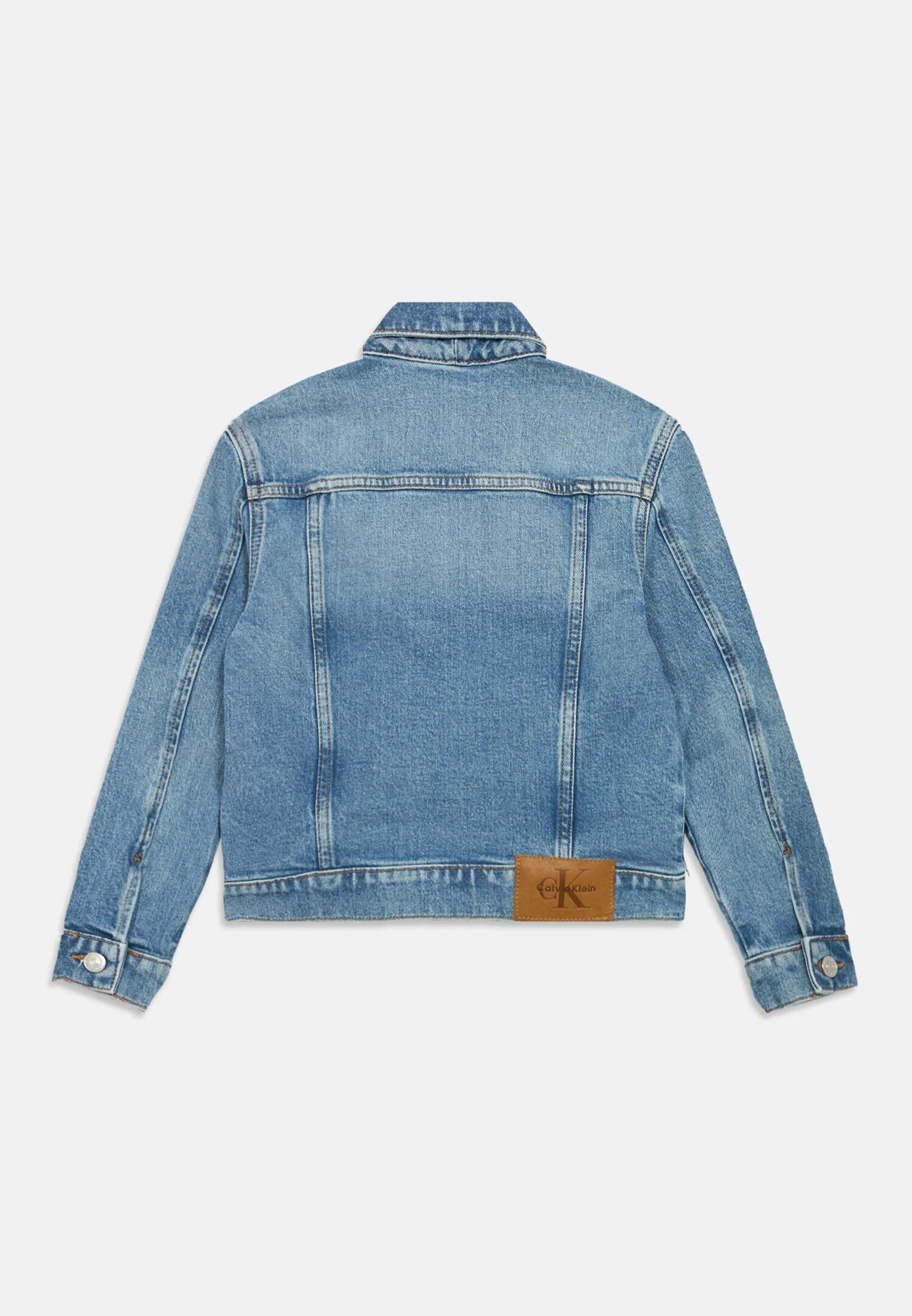 Calvin Klein Camicia Jeans Chiaro Bambino Con Bottoni Primaverile PE26