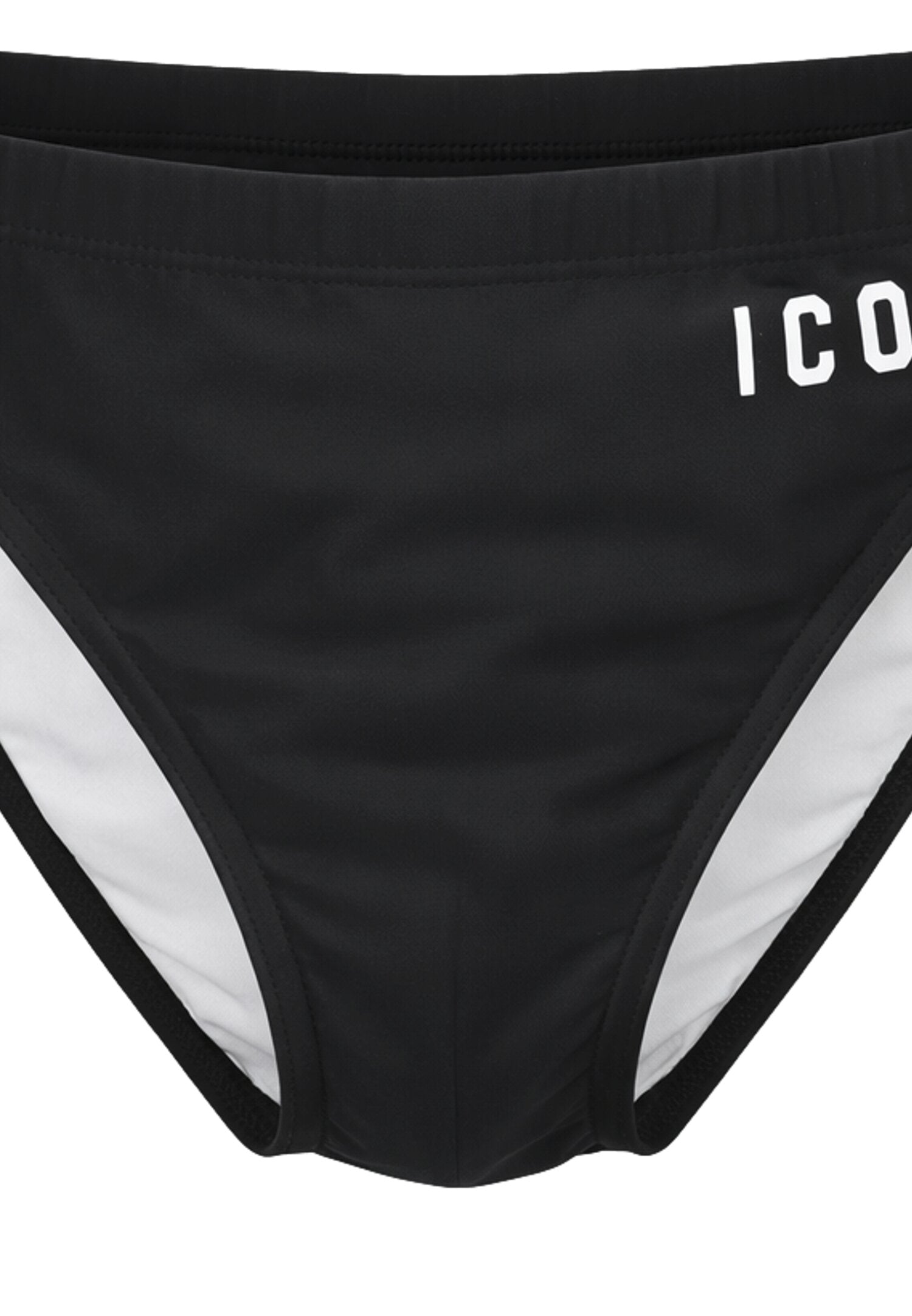 Icon Costume Nero Slip Logo Icon Dietro Bambino IBCS001183_