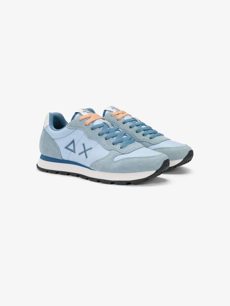 Sun68 scarpe celesti uomo logo sul lato