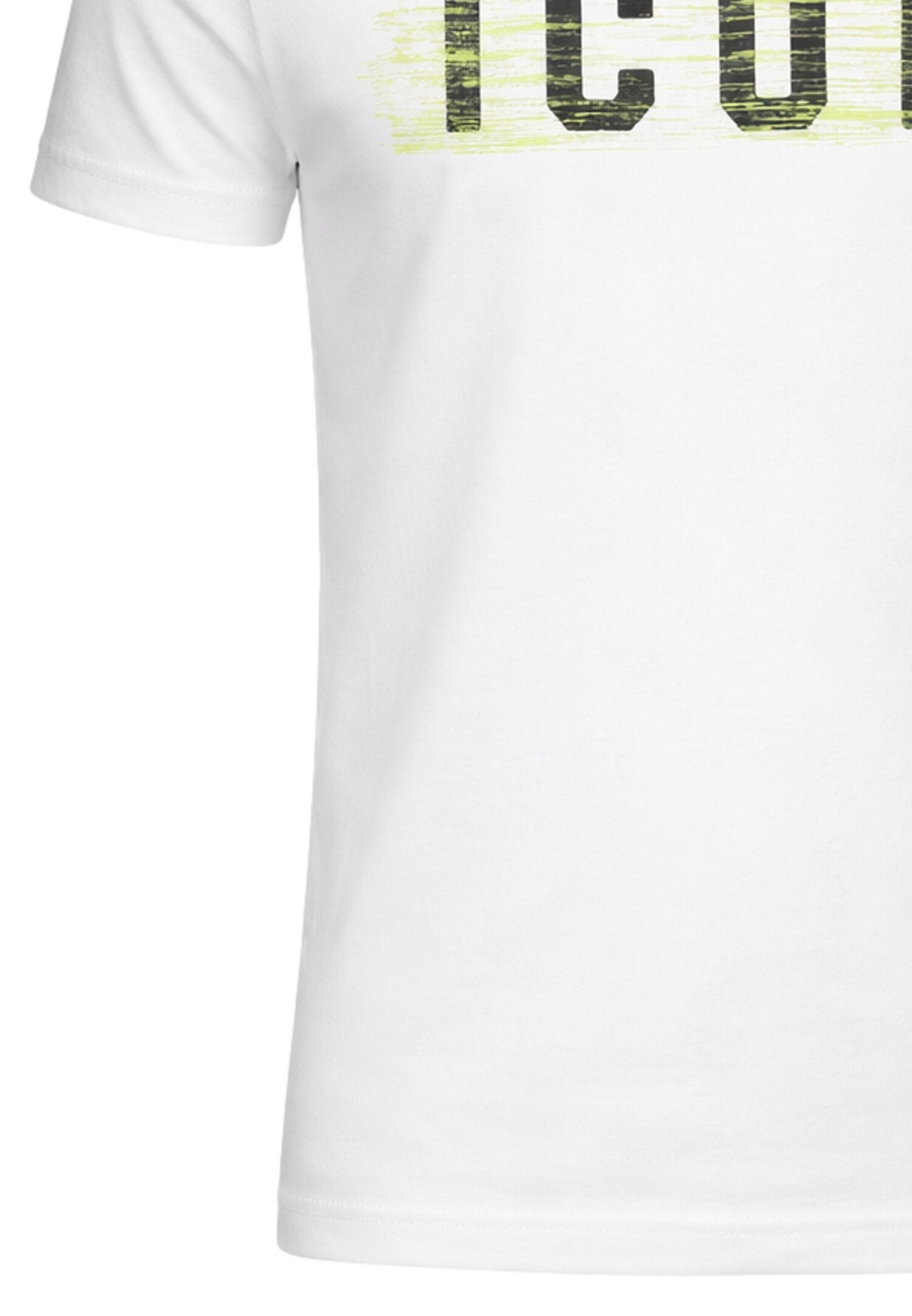 Icon Tshirt Logo Verde Neon Bambino Maniche Corte - IBKS001259_