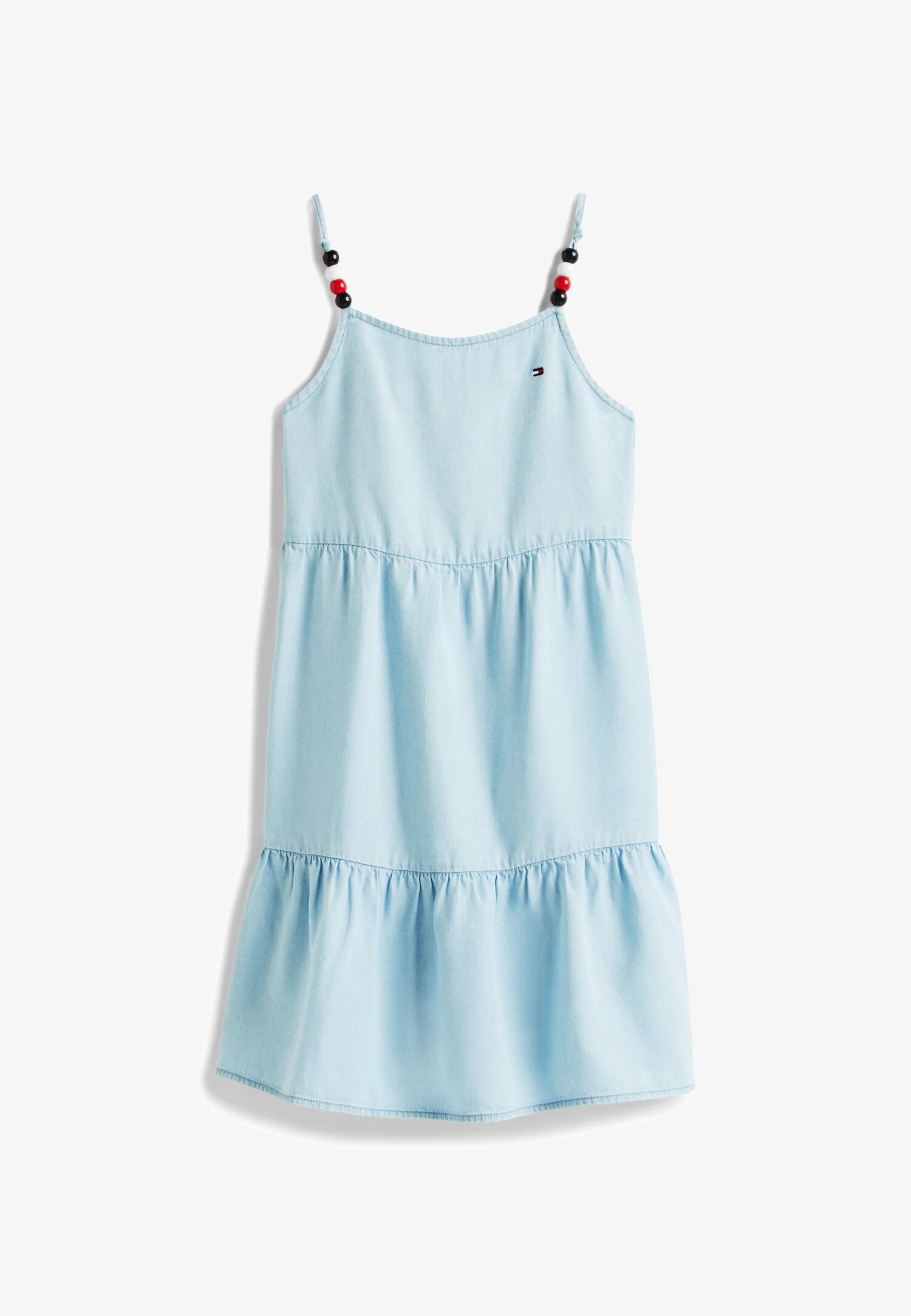 Tommy Hilfiger Vestitino Di Blu Jeans Leggero Bambina KG0KG093701CD_