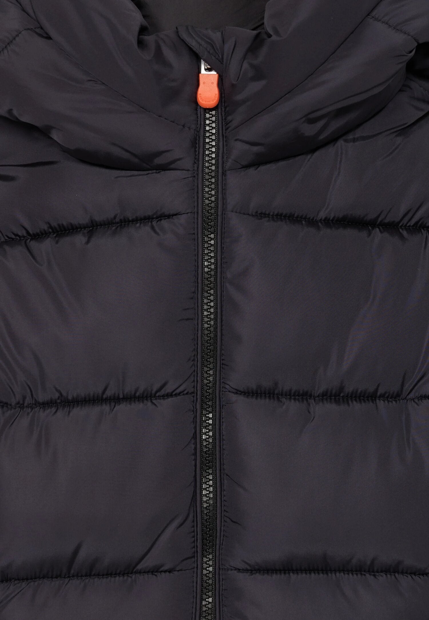 Save The Duck Giubbotto Bambina Nero In Nylon Con Cappuccio Invernale AI25