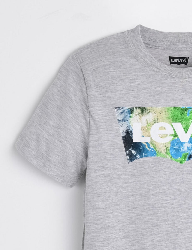 Levi's T-Shirt Bambino Grigia Junior Manica Corta Logo Terra - GRIGIO | CammarataMode