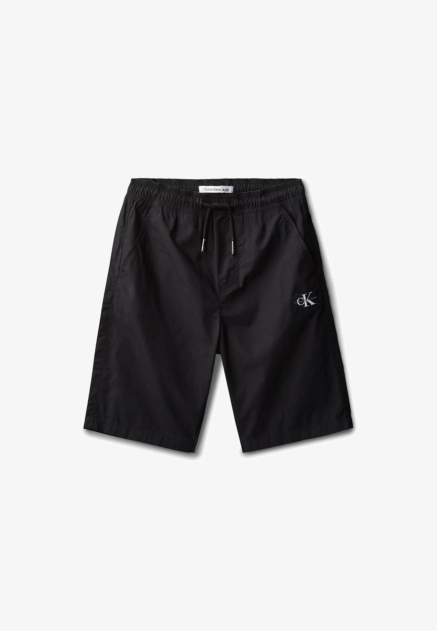Calvin Klein Bermuda Nero Con Logo Ck Gamba Bambino LVCKSJC79BBEH_
