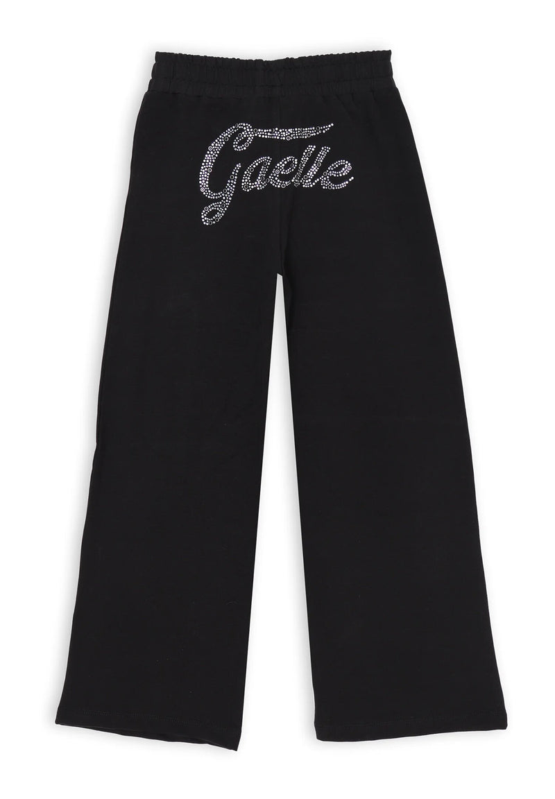 Gaelle Paris - Completo felpa e pantalone nero bambina ragazza - NERO | CammarataMode