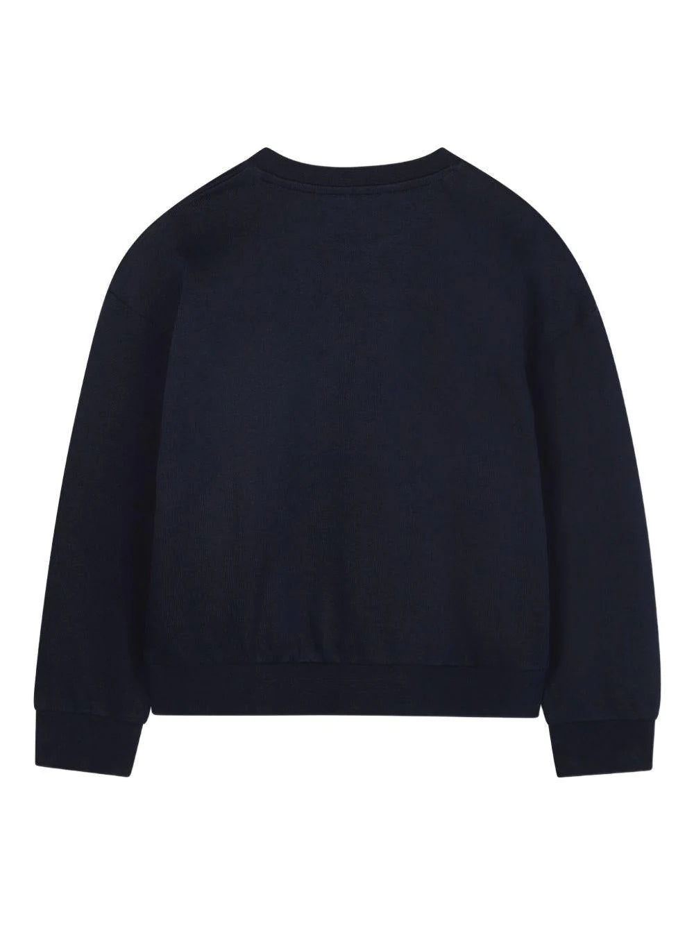 Felpa per bambina Michael Kors Kids blu con stampa logo