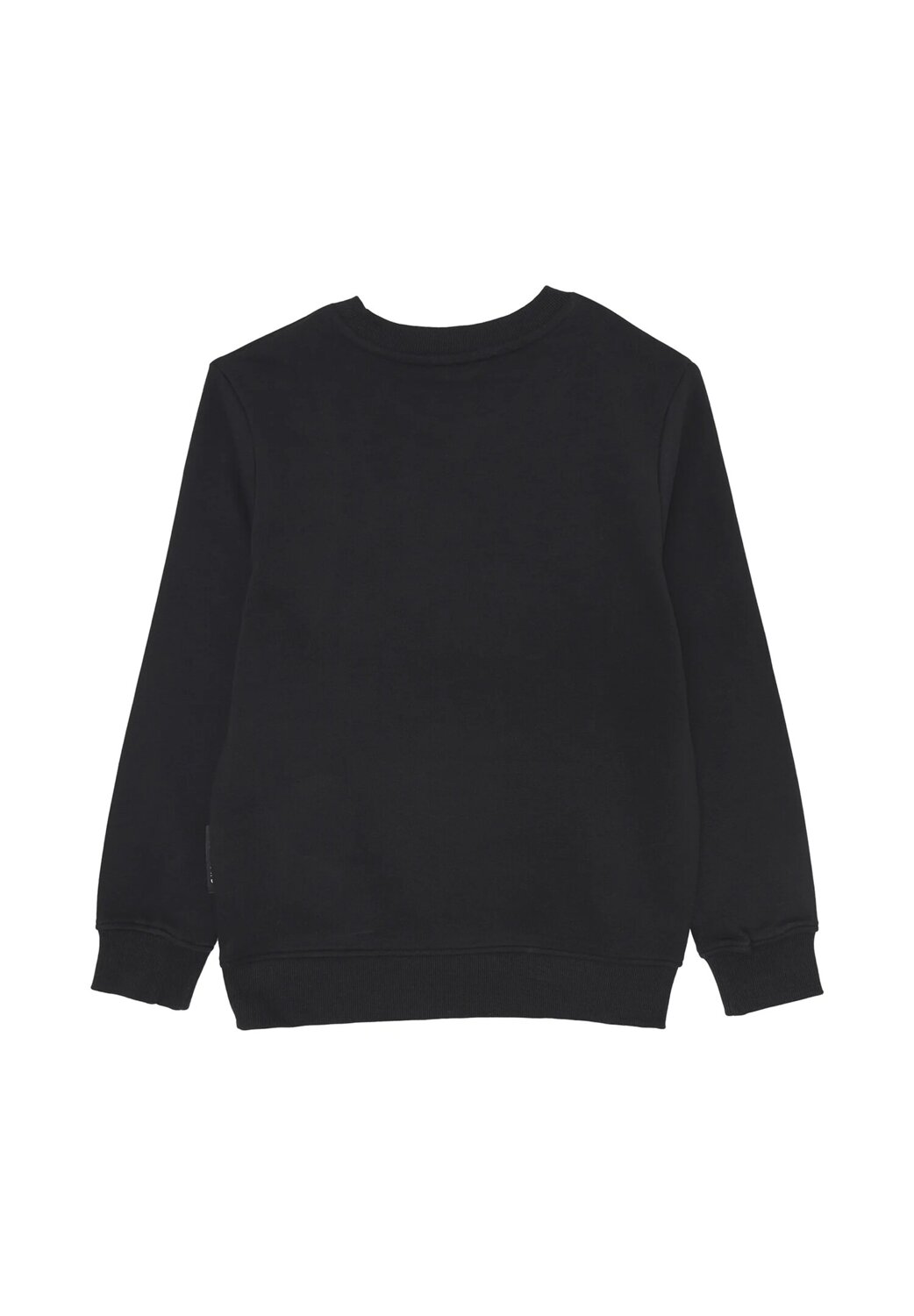John Richmond tuta bambino nera cotone inverno con logo stampato