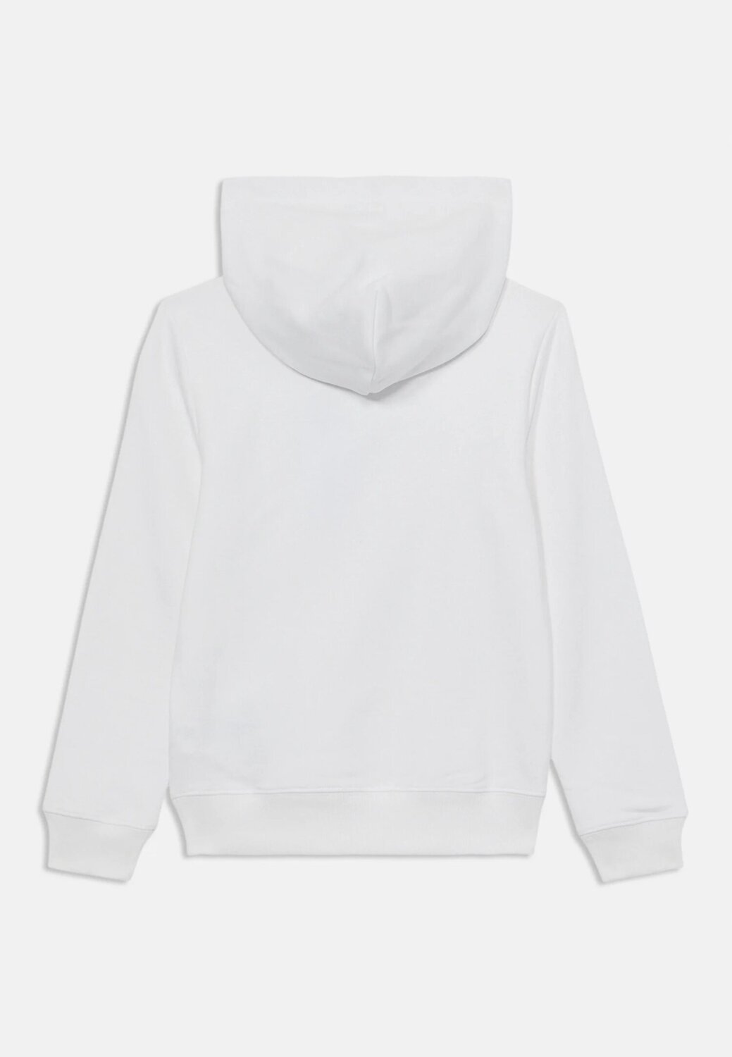 Calvin Klein Felpa Bianco Bambino In Cotone Con Cappuccio Sportivo AI25