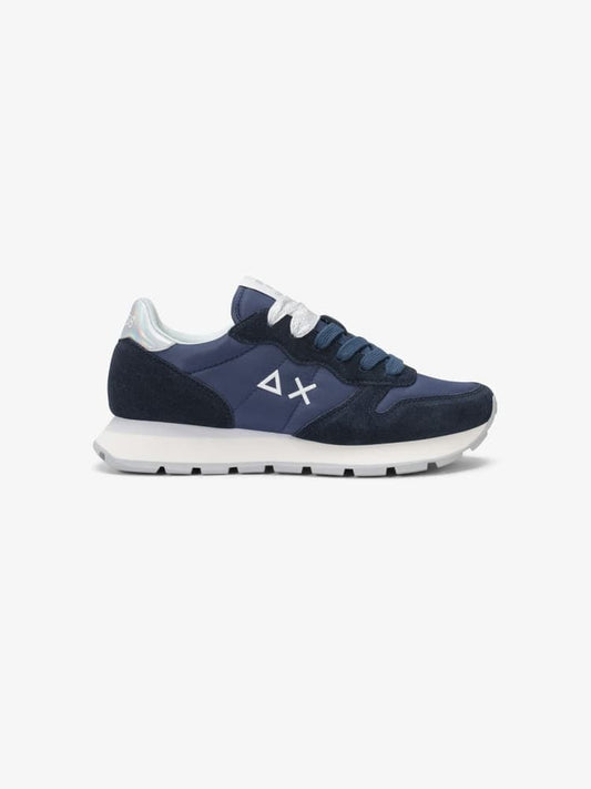 Sun68 scarpe blu navy donna dettagli silver con logo