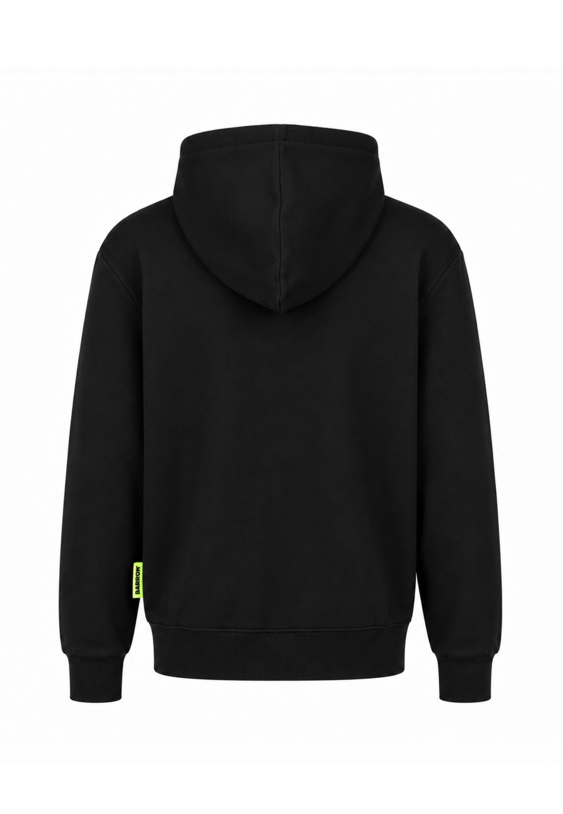 BARROW FELPA NERA CON CAPPUCCIO con logo sul collo Bambini e ragazzi F6BKJUHS038.NE_
