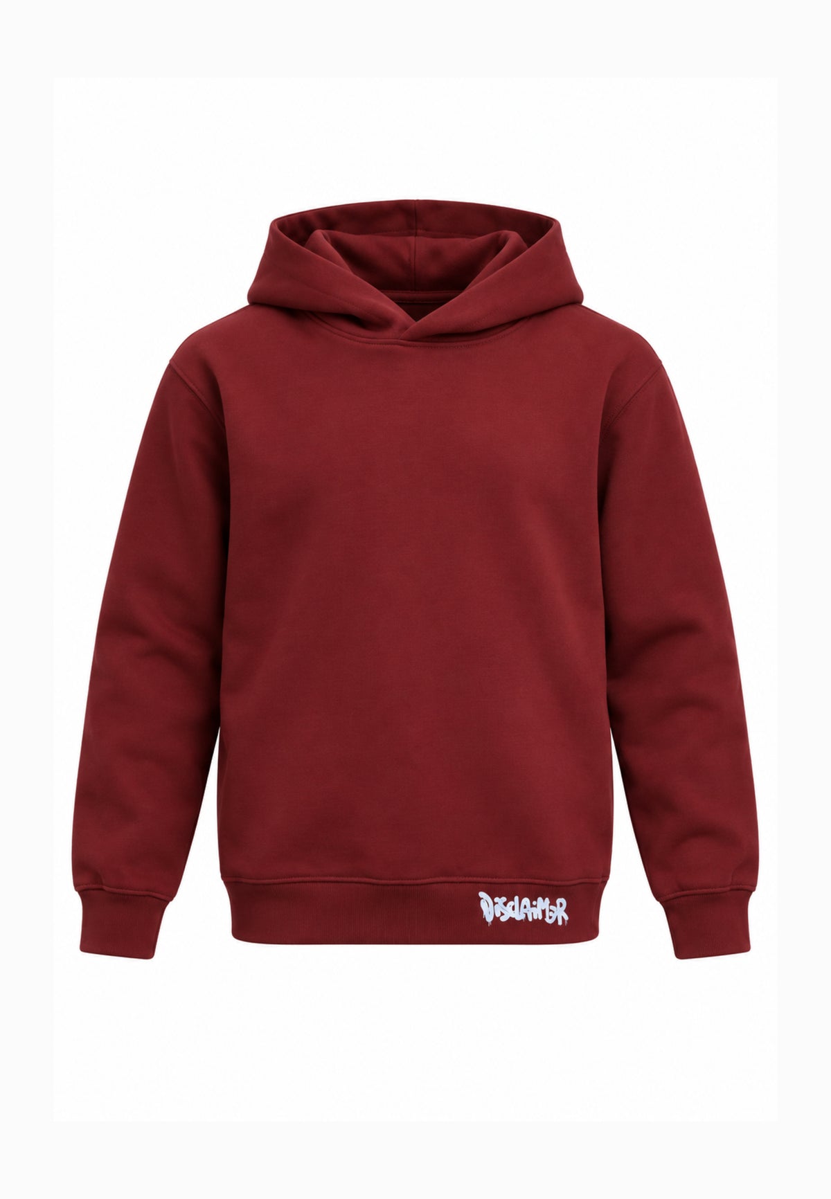 Disclaimer FELPA BORDEAUX CON CAPPUCCIO E MINI LOGO ELASTICO Bambini e ragazzi 26IDK59108.BORDEAUX