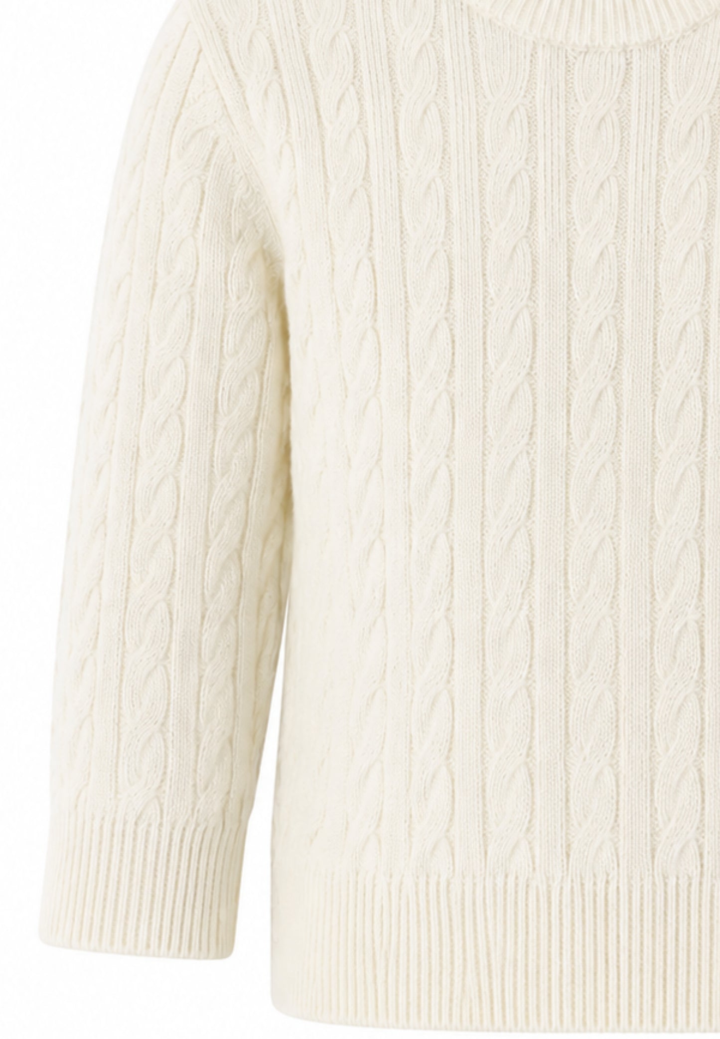 Roy Roger's maglia panna a treccia con bottoncini Bambini e ragazzi rh051/00.panna_
