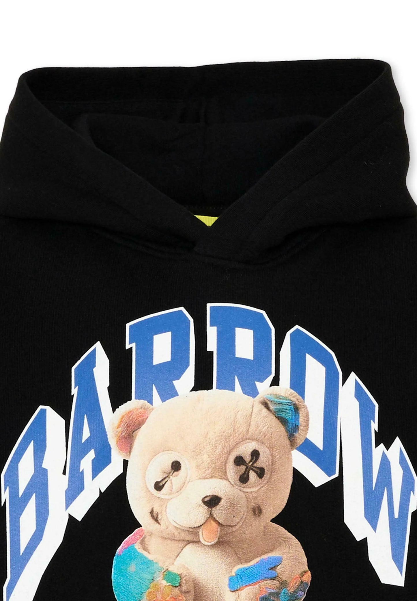 BARROW FELPA NERO CON CAPPUCCIO CON TEDDY GRANDE CENTRALE Bambini e ragazzi F6BKJUHS031.NE_