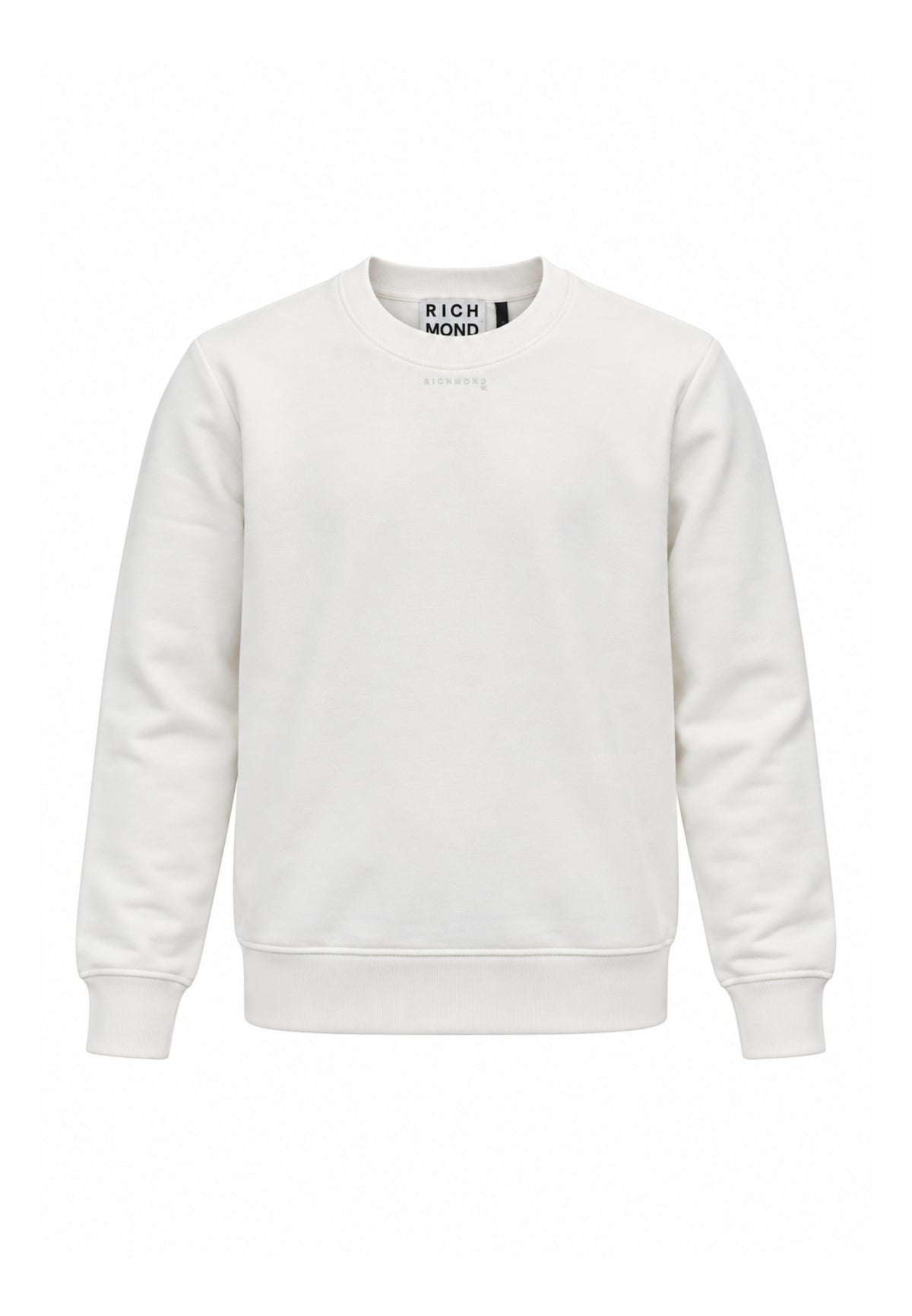 John Richmond FELPA PANNA A GIROCOLLO CON MINI LOGO Uomo UMA26030FE.PANNA_