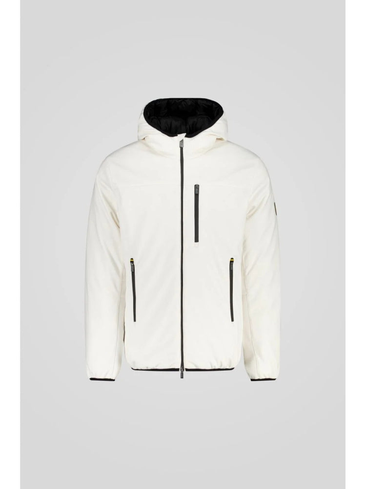 Ciesse Piumini giubbotto bianco uomo con cappuccio corto