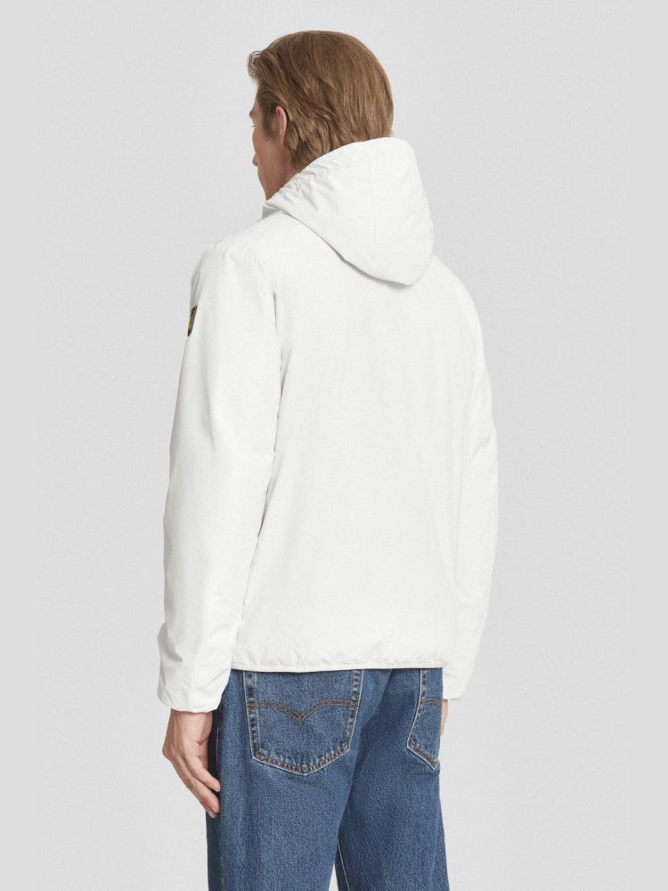 Ciesse Piumini giubbotto bianco uomo con cappuccio logo