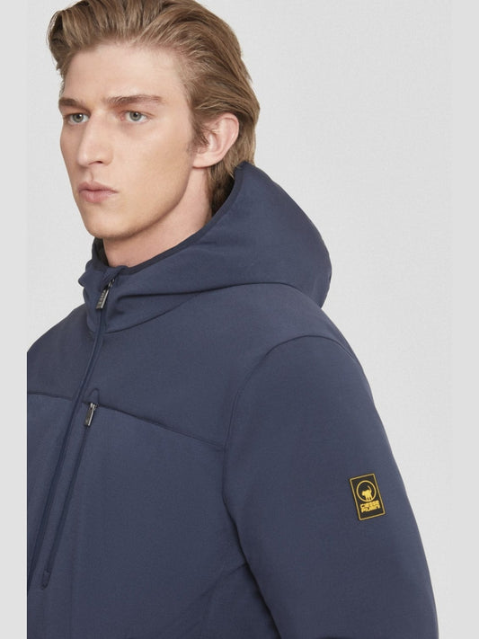 Ciesse Piumini giubbotto blu navy uomo corto con cappuccio
