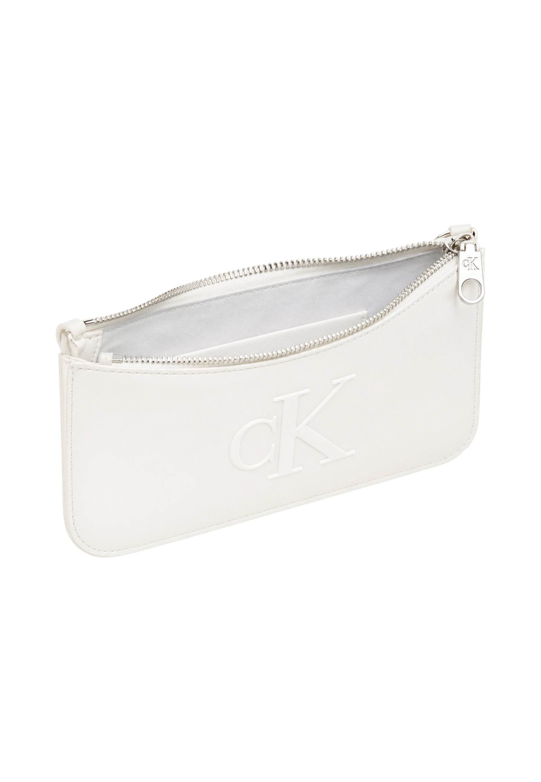 Calvin Klein borsa bianca donna maxi logo Misure: 22 x 13 x 2 cm