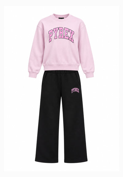 Pyrex TUTA COMPLETA ROSA CON SCRITTA GRAFFITI CENTRALE Bambine e ragazze 26IPK46321.ROSA_