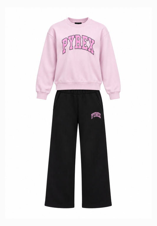 Pyrex TUTA ROSA CON SCRITTA GRAFFITI CENTRALE Bambine e ragazze 26IPK46321.ROSA_