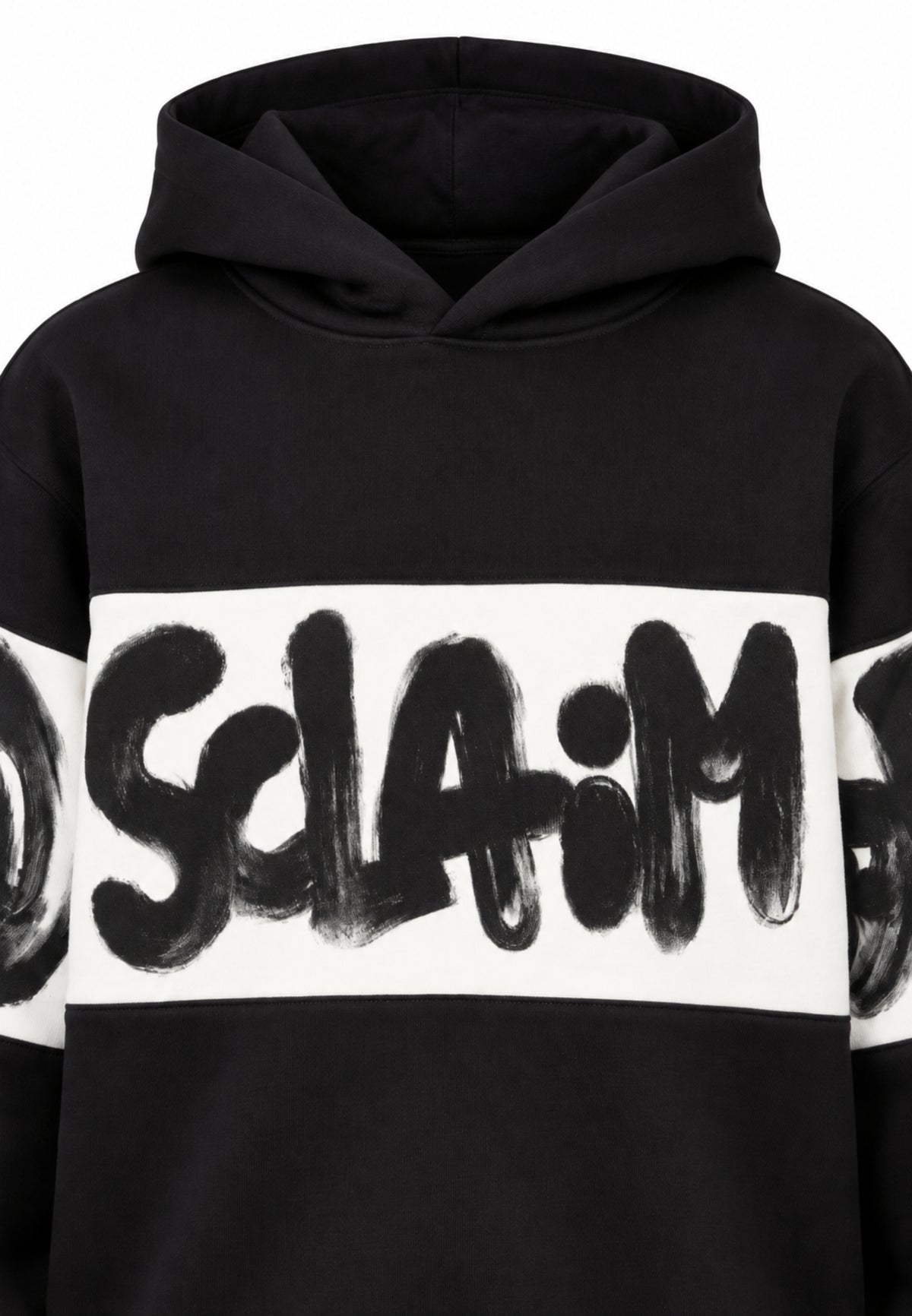Disclaimer FELPA NERA CON CAPPUCCIO E BANDA CENTRALE Bambini e ragazzi 26IDK59121.NE_