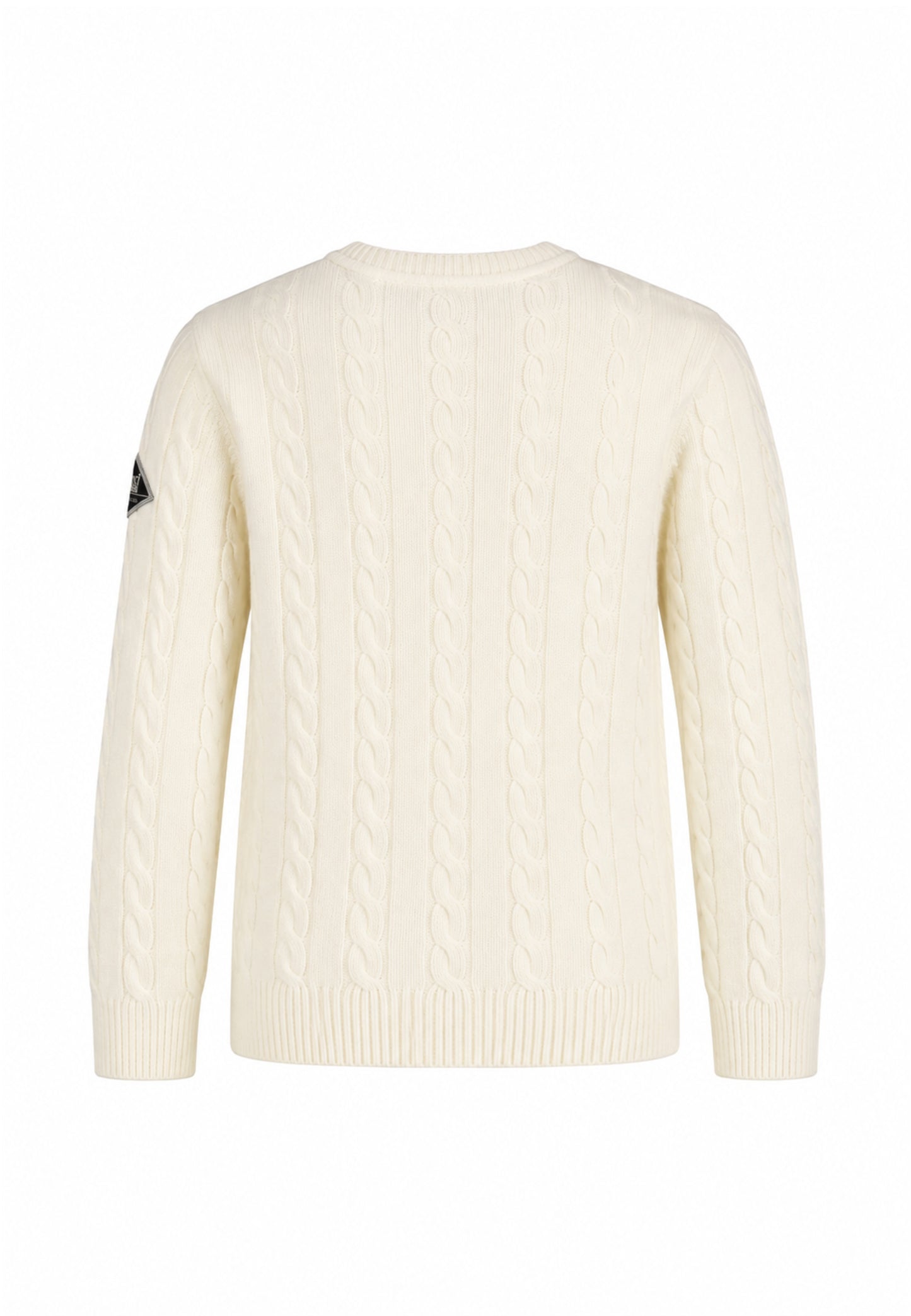 Roy Roger's magliONE PANNA INTRECCIATO CON TOPPA SUL BRACCIO Bambini e ragazzi rx401/00.panna_