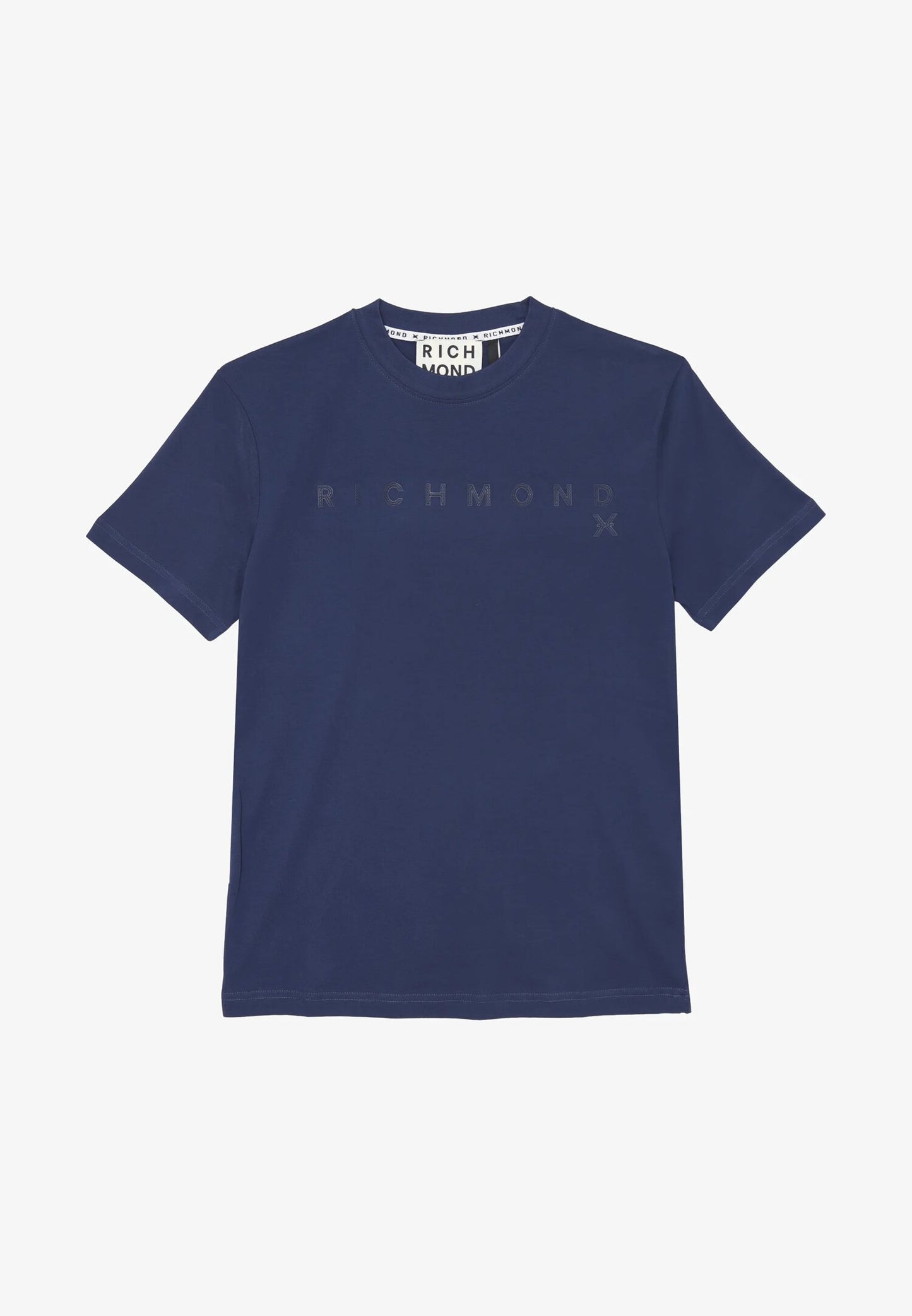 John Richmond TSHIRT BLU UOMO IN JERSEY Uomo UMA25046TS.BLU_