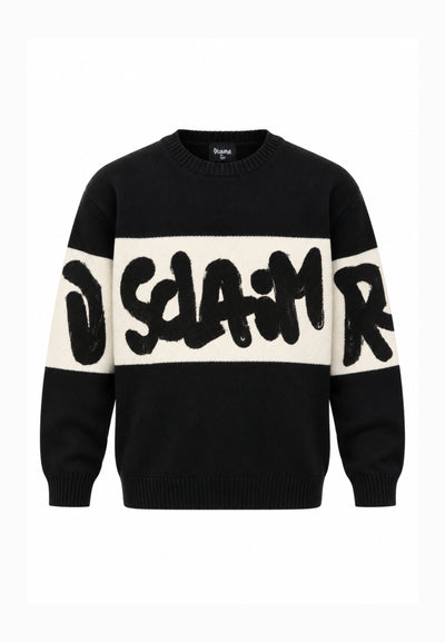 Disclaimer MAGLIONE NERO CON BANDA CENTRALE Bambini e ragazzi 26IDK59120.NE_