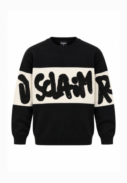 Disclaimer MAGLIONE NERO CON BANDA CENTRALE Bambini e ragazzi 26IDK59120.NE_