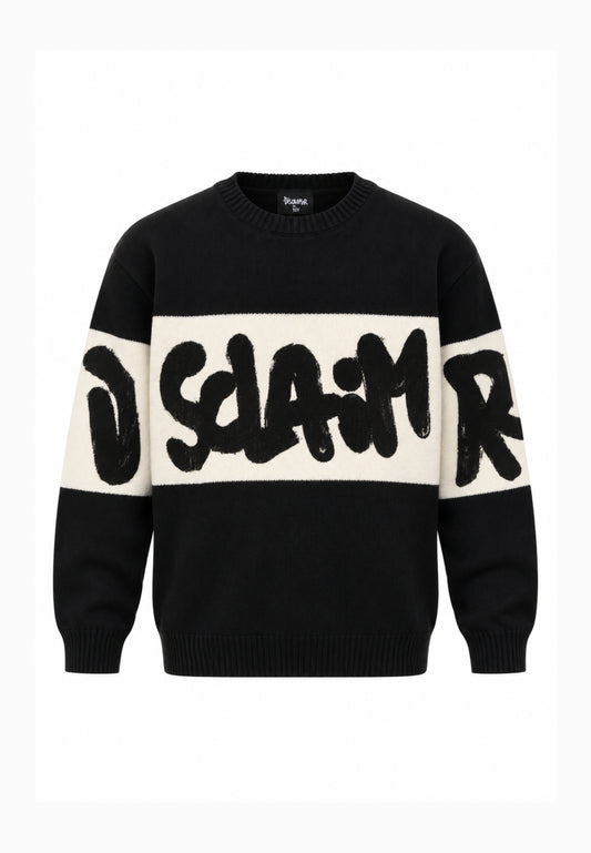 Disclaimer MAGLIONE NERO CON BANDA CENTRALE Bambini e ragazzi 26IDK59120.NE_
