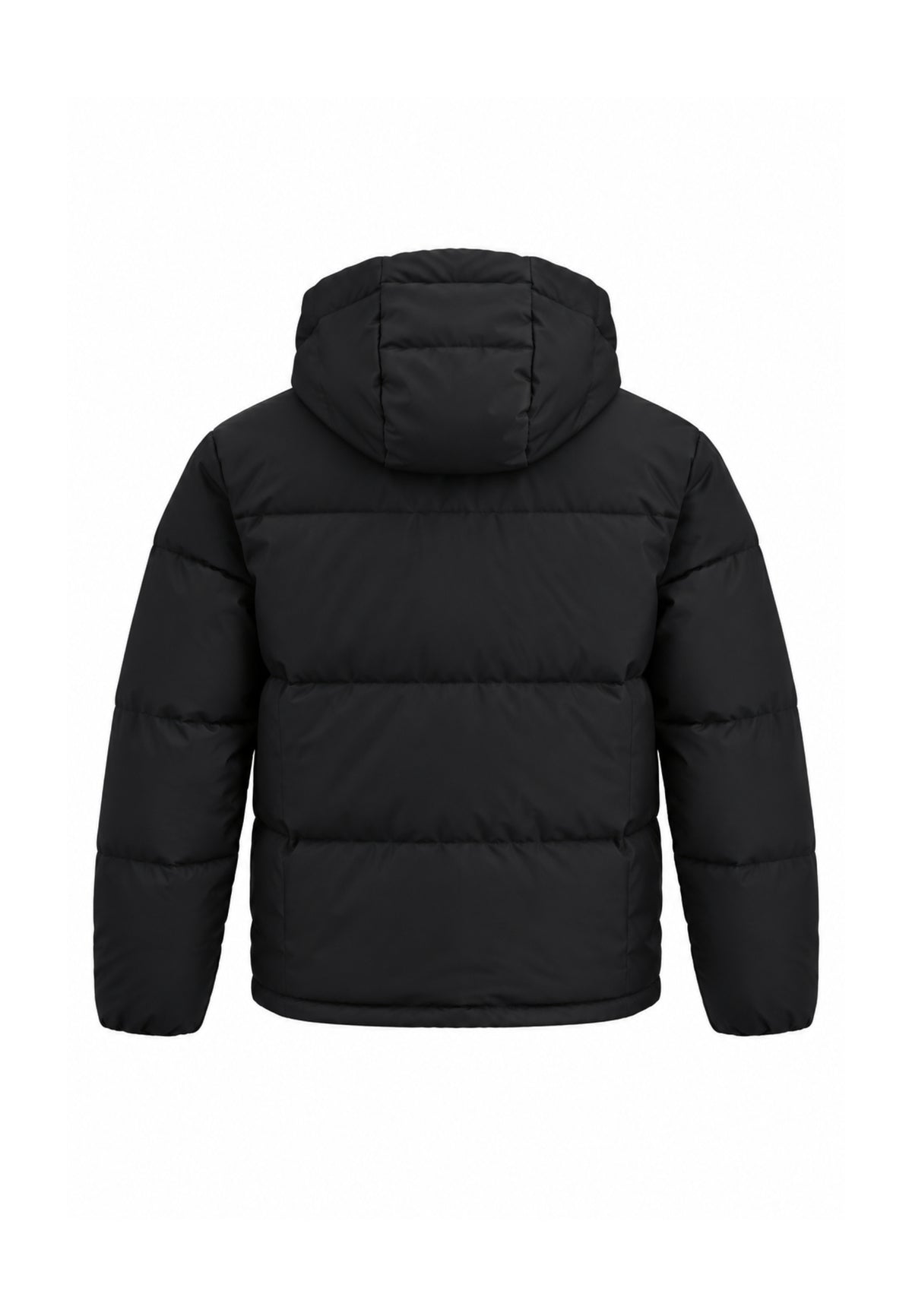 Jack & Jones giubbotto NERO con cappuccio TRAPUNTATO Bambini e ragazzi 12303956.NE_