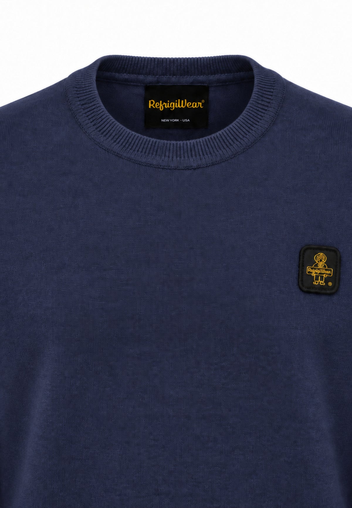 REFRIGIWEAR MAGLIA GIROCOLLO SLIM FIT CON LOGO PATCH Bambini e ragazzi R2101MW26_