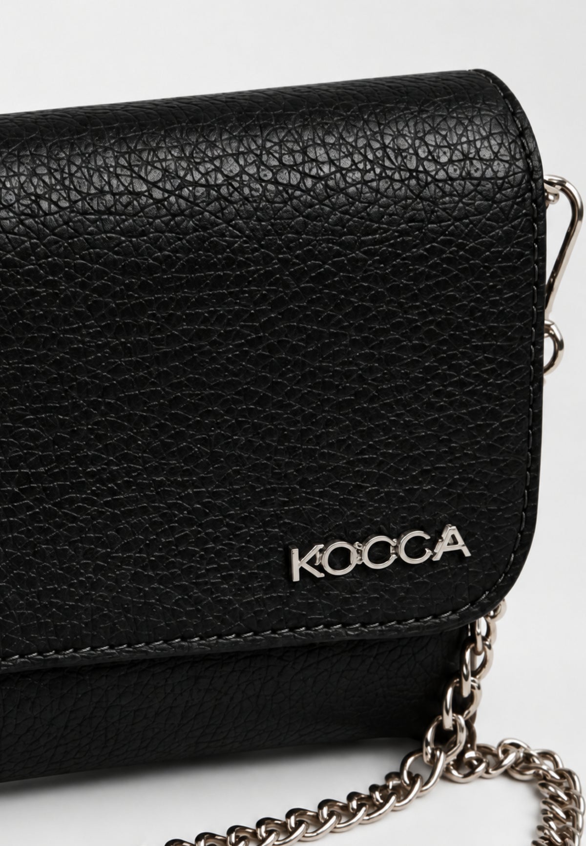 Kocca borsa NERA con tracolla a catenina e manico Bambine e ragazze yenna.ne_