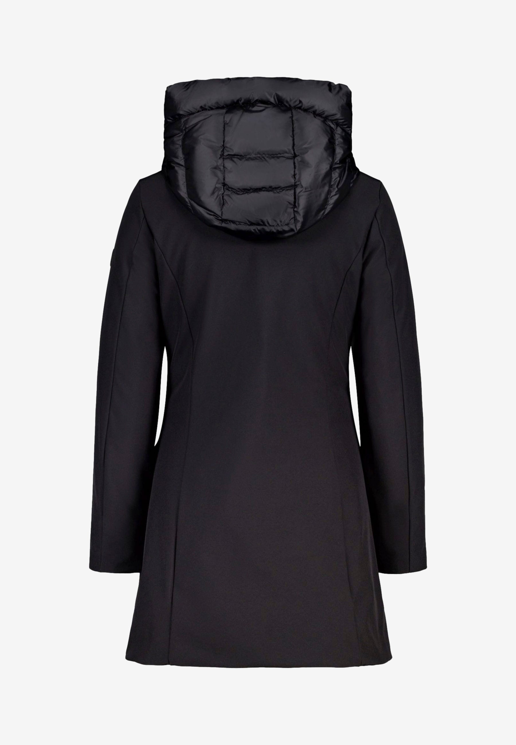 Ciesse Piumini giubbotto lungo da donna Mire 3.0 nero con cappuccio