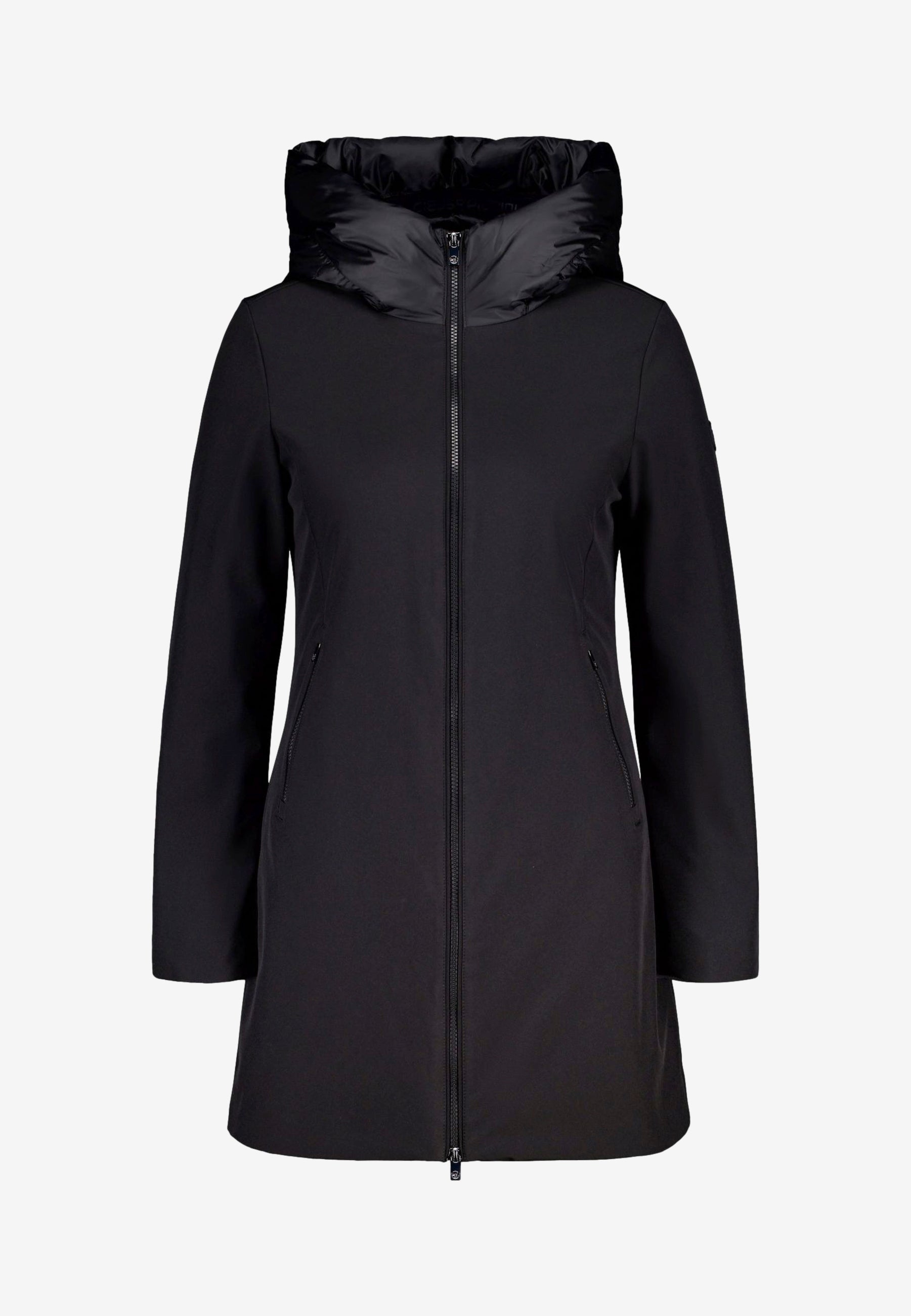 Ciesse Piumini giubbotto lungo da donna Mire 3.0 nero con cappuccio