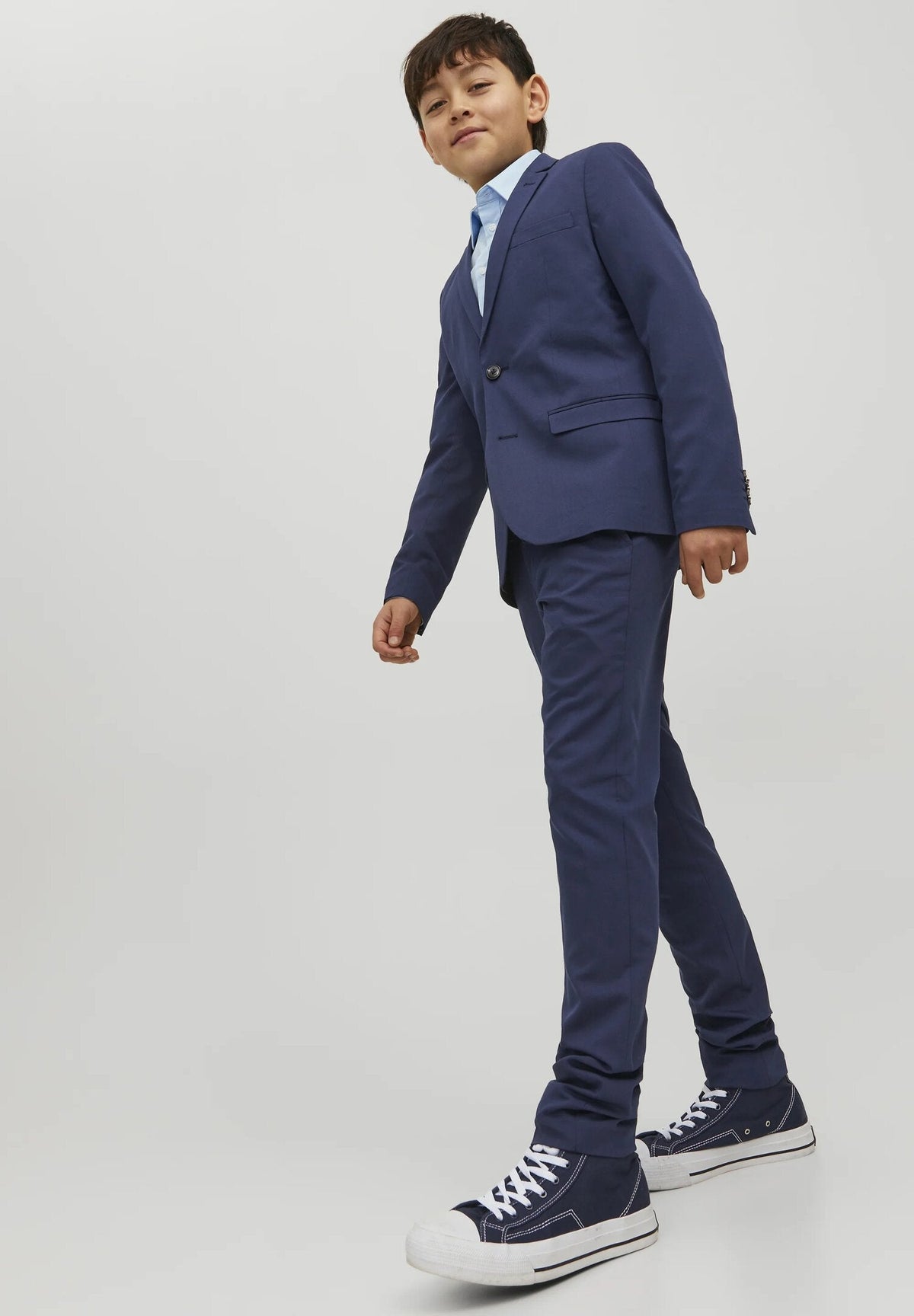 cammaratamode jack jones pantaloni chino eleganti bluette bambino junior affusolati Bambini e ragazzi GSGGNEN