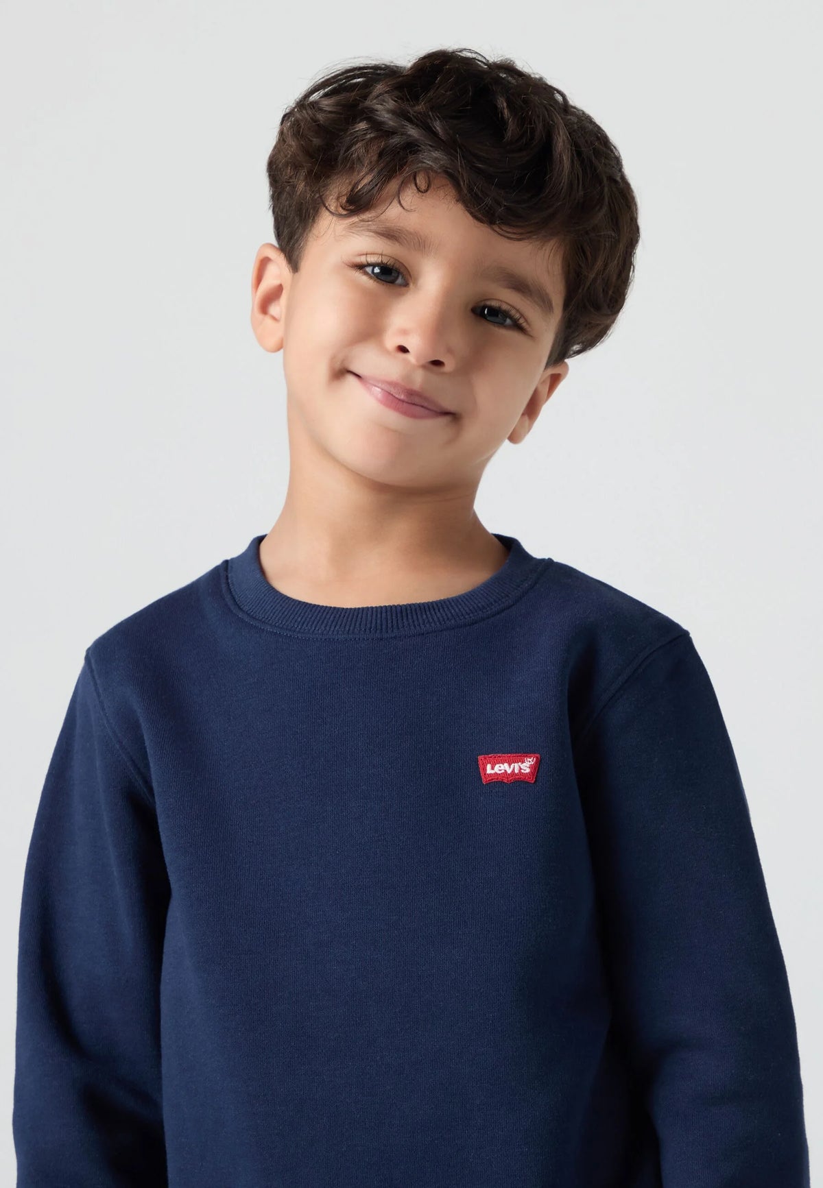 Levi's TUTA BLU GIROCOLLO IN FELPA CALDA FELPATA Bambini e ragazzi 9EE331-C8D.BLU_