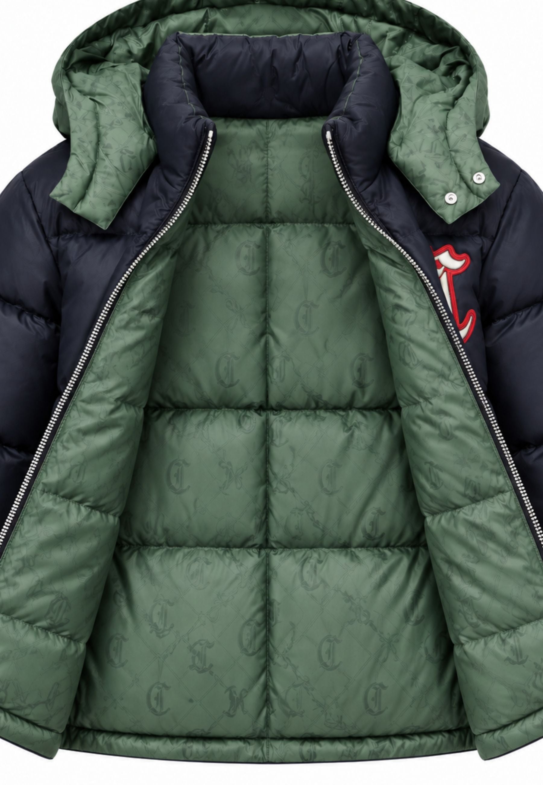 JUST CAVALLI giubbotto nero reversibile CON LOGO PATCH Bambini e ragazzi jba26011pi.ne_