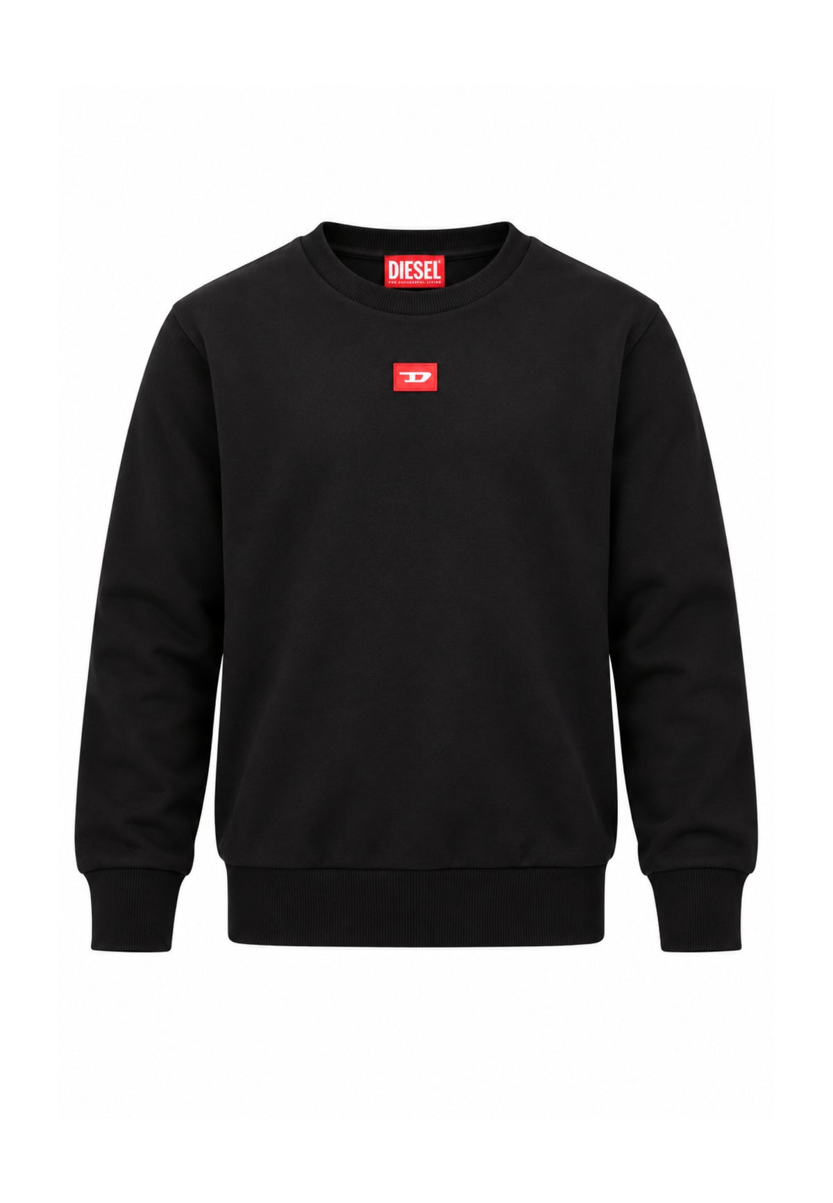 Diesel FELPA NERA GIROCOLLO OVERSIZE Bambini e ragazzi SXGINOVER.NE_