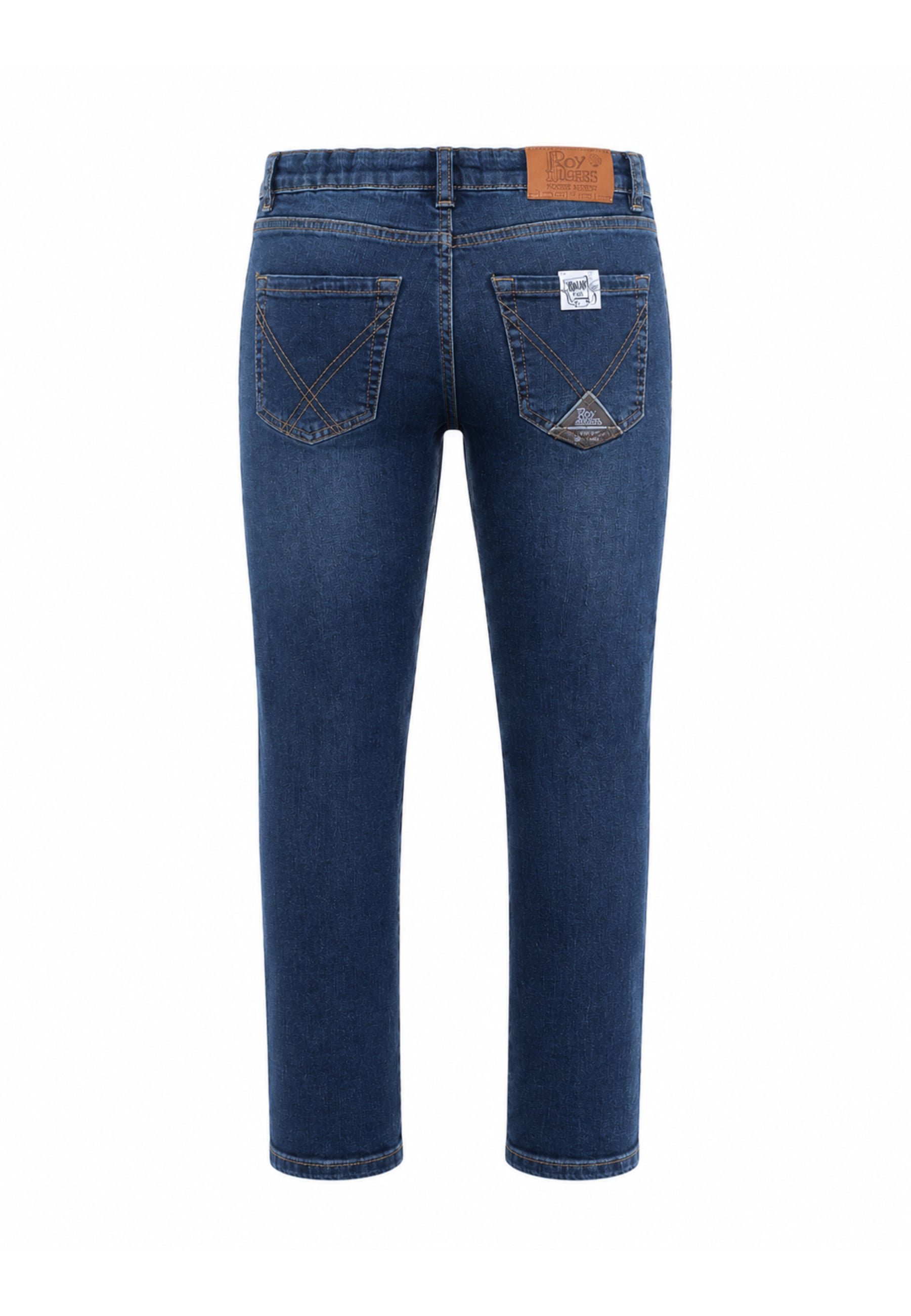Roy Roger's jeans denim scuro regular fit cinque tasche Bambini e ragazzi rh143/00.desc_
