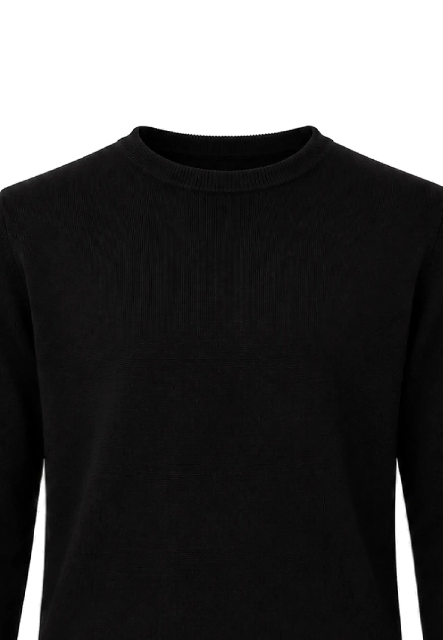 Peuterey MAGLIONE NERO IN LANA RASATA GIROCOLLO CON LOGO APPLICATO Bambini e ragazzi EXMOOR07KID.NE_