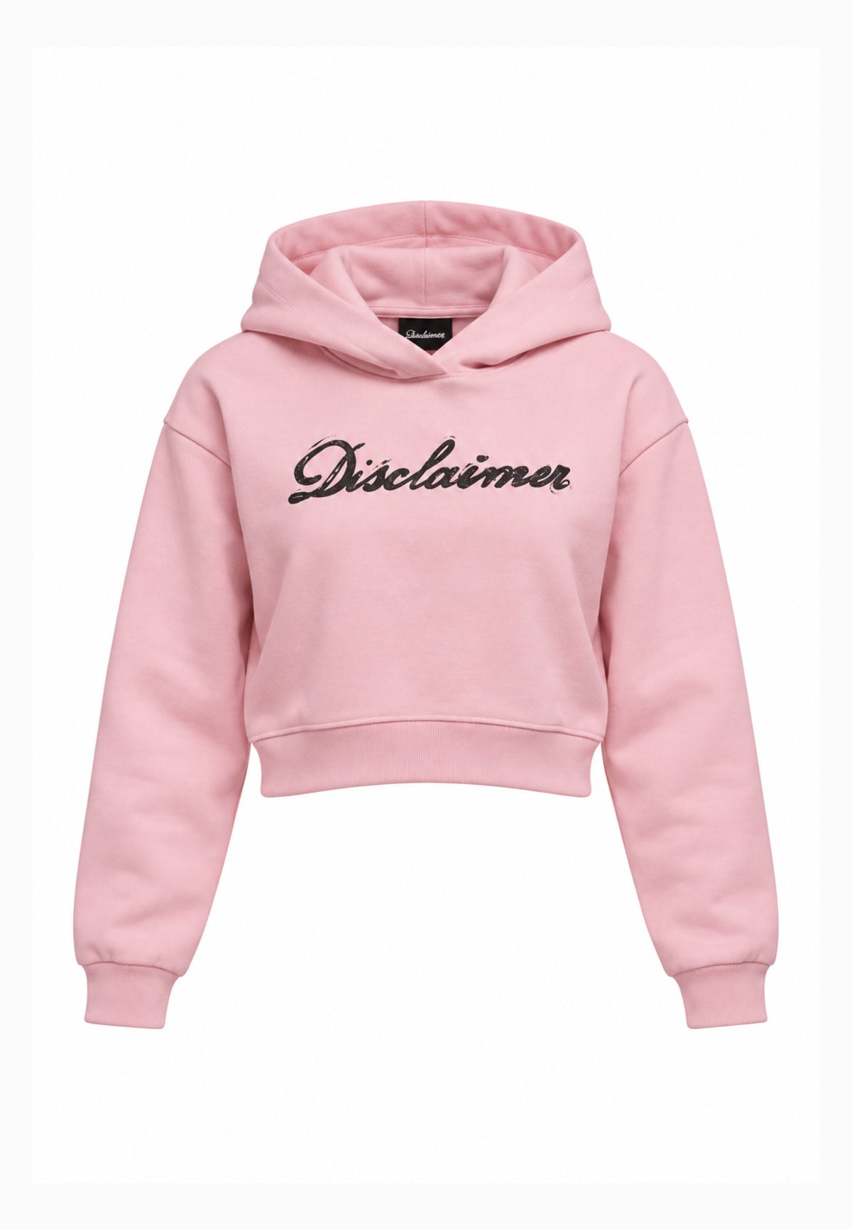 Disclaimer completo rosa felpa con cappuccio crop Bambine e ragazze 26IDK59206.ROSA_